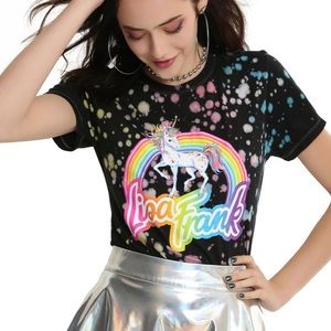 Lisa Frank tie dye unicorn rainbow tshirt 🦄 🌈 👕